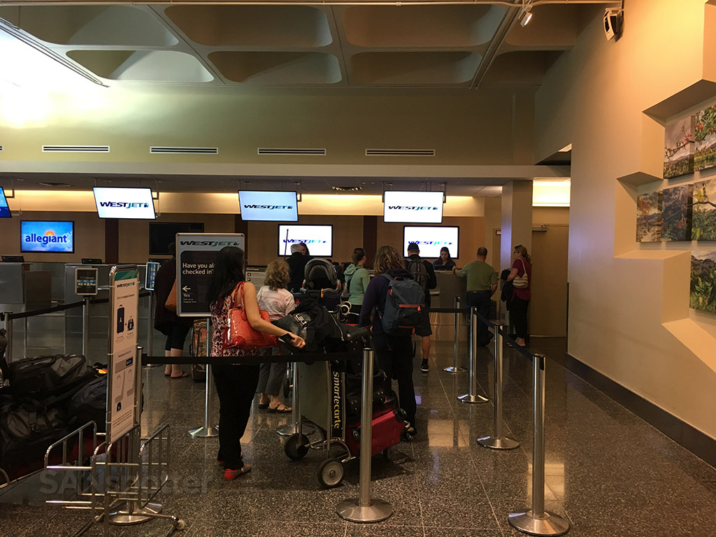 westjet check in san diego airport