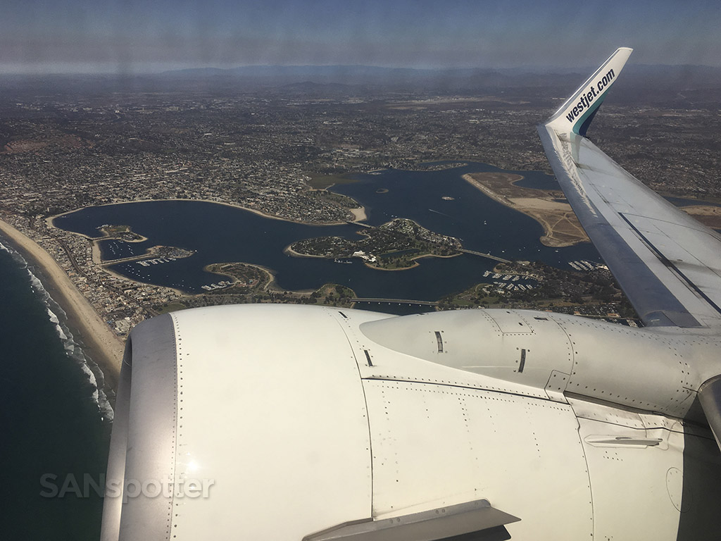 climbing out of san diego airport