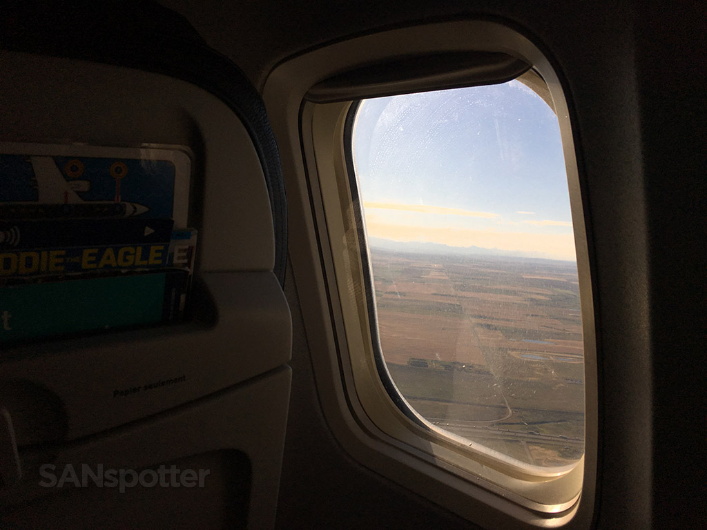 WestJet 737-700 main cabin (economy class) YYC-SAN – SANspotter
