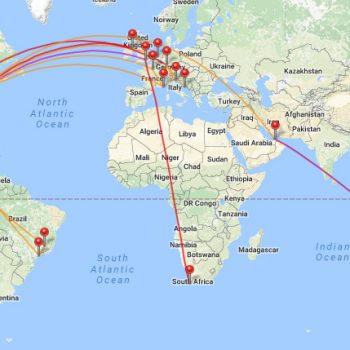 This is how much Casey Neistat traveled over the last 12 months