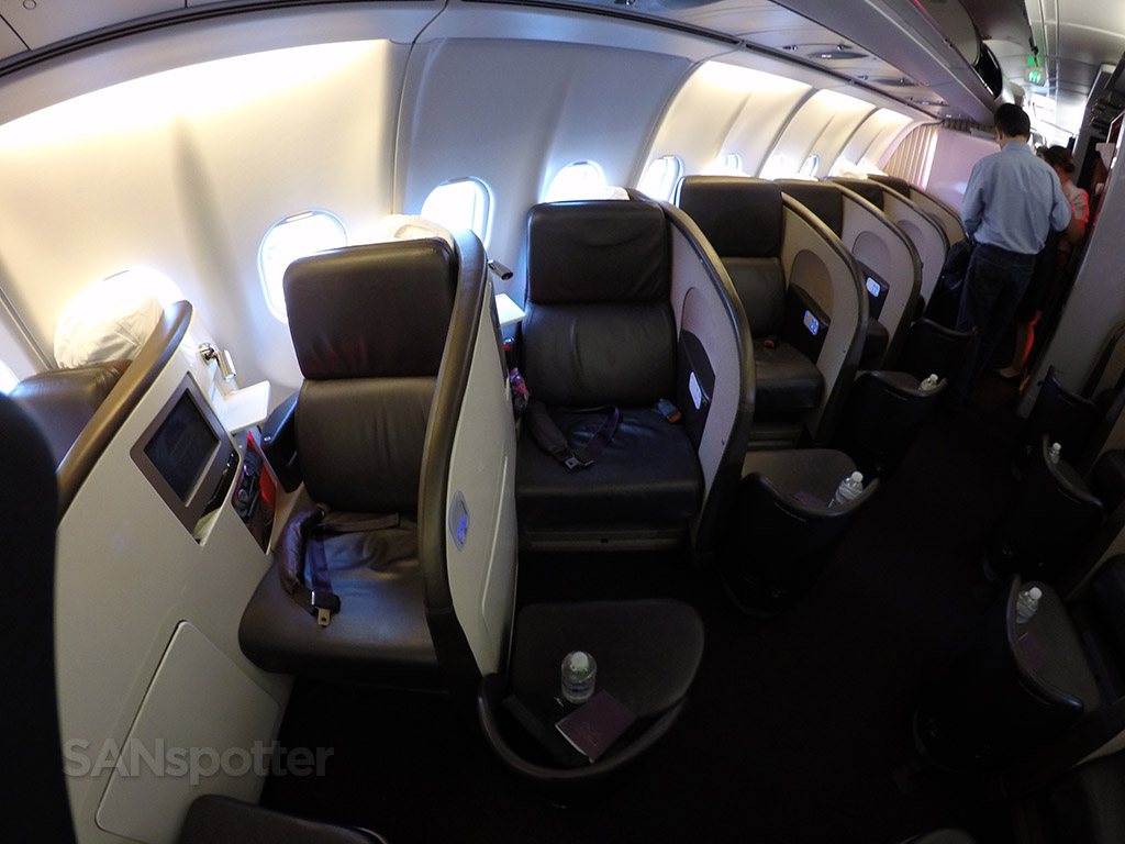 Virgin Atlantic A340 600 Upper Class Business Class London