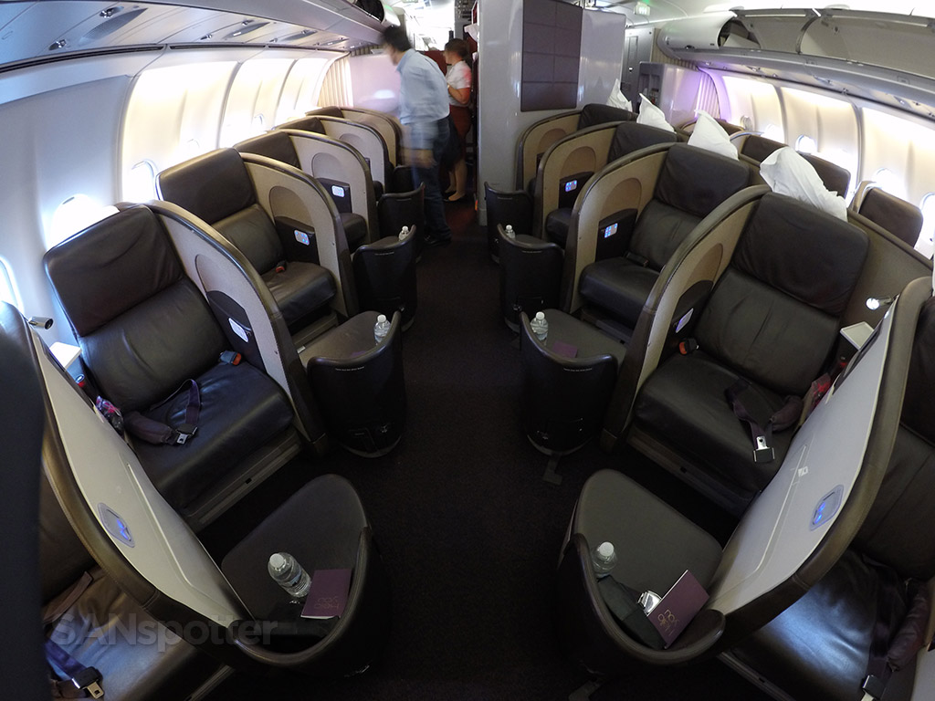 Virgin Atlantic A340-600 Upper Class cabin
