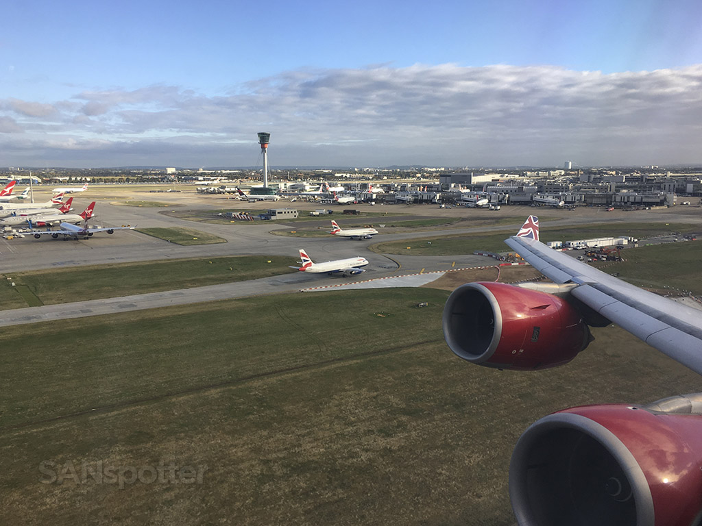 departing LHR