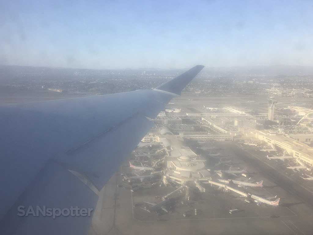 dirty airplane windows