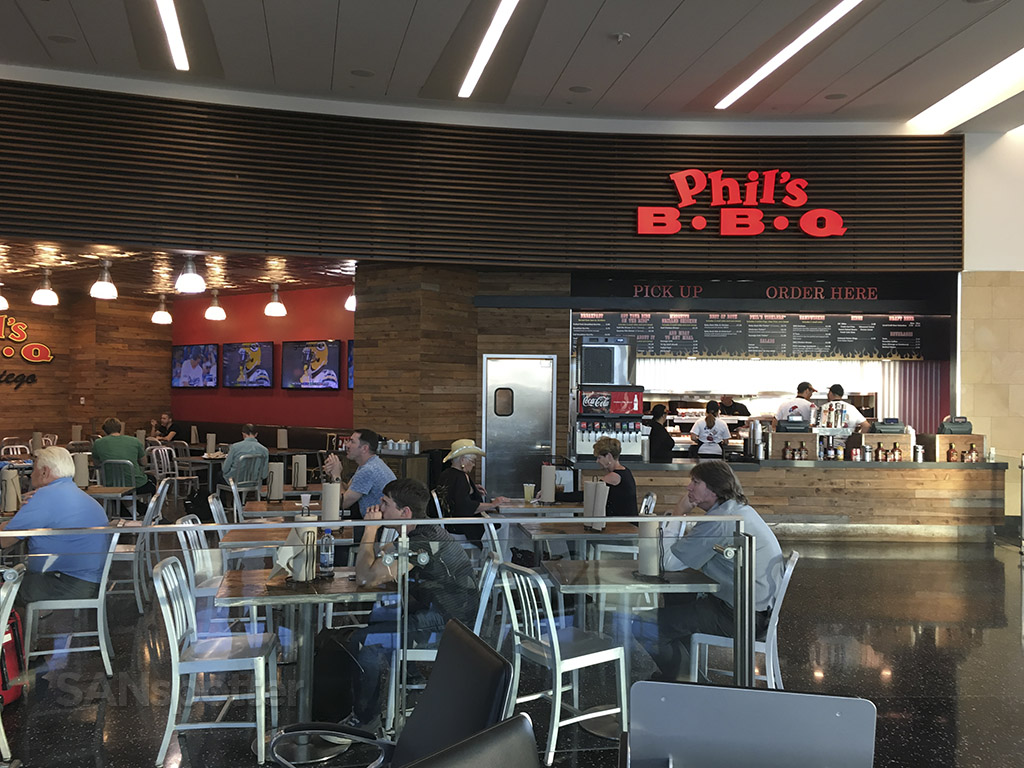 Phil's BBQ terminal 2 west san diego airport