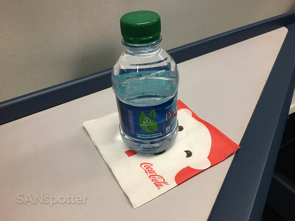 Delta One complimentary water