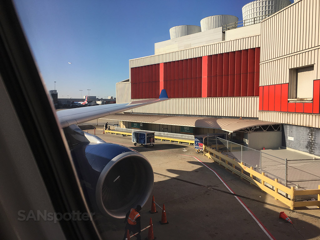 pushing back from the gate