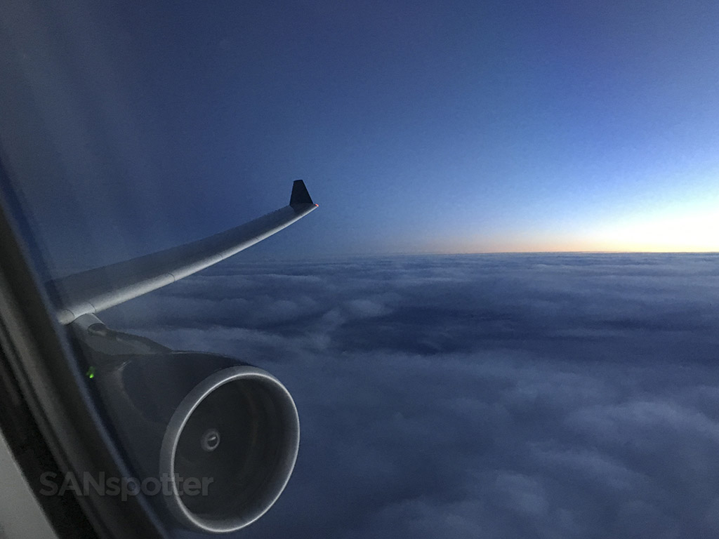 setting sun 36000ft