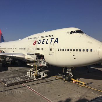 Delta Air Lines 747-400 business class (Delta One) Atlanta to…nowhere