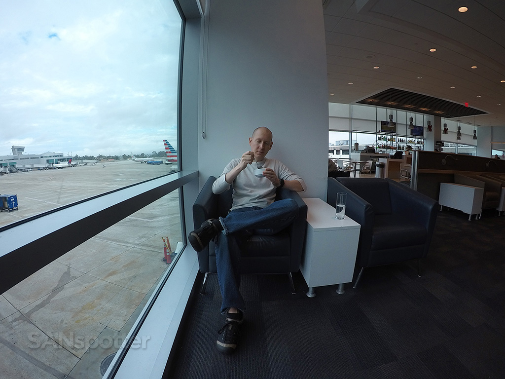 SANspotter airport selfie