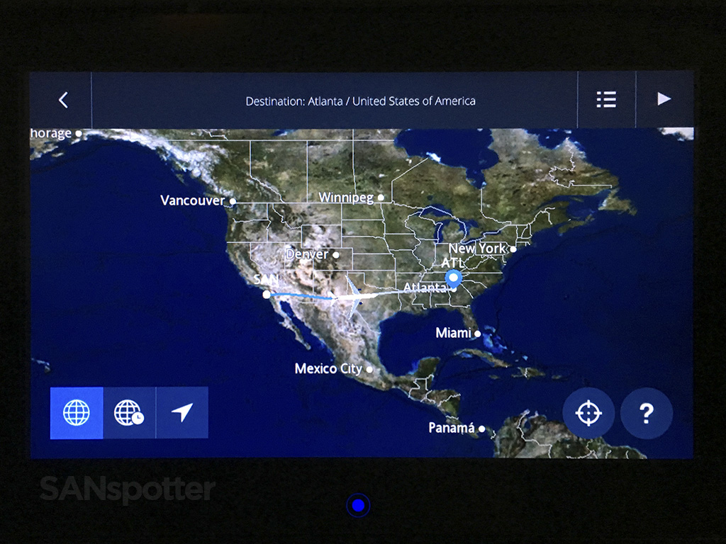 delta studio in flight map