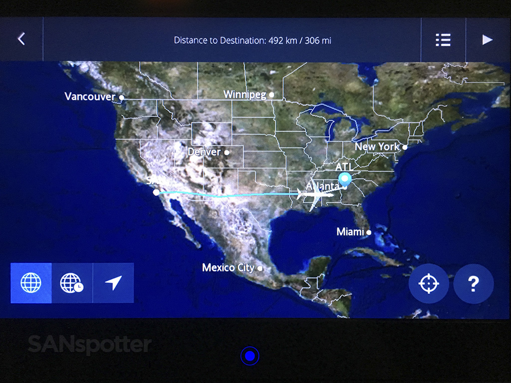 delta studio in flight map