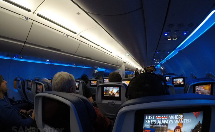 Delta Air Lines A321 economy class Atlanta to West Palm Beach