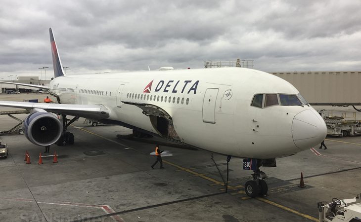 Delta Air Lines 767-400/ER Comfort + (premium economy) Atlanta to San Diego