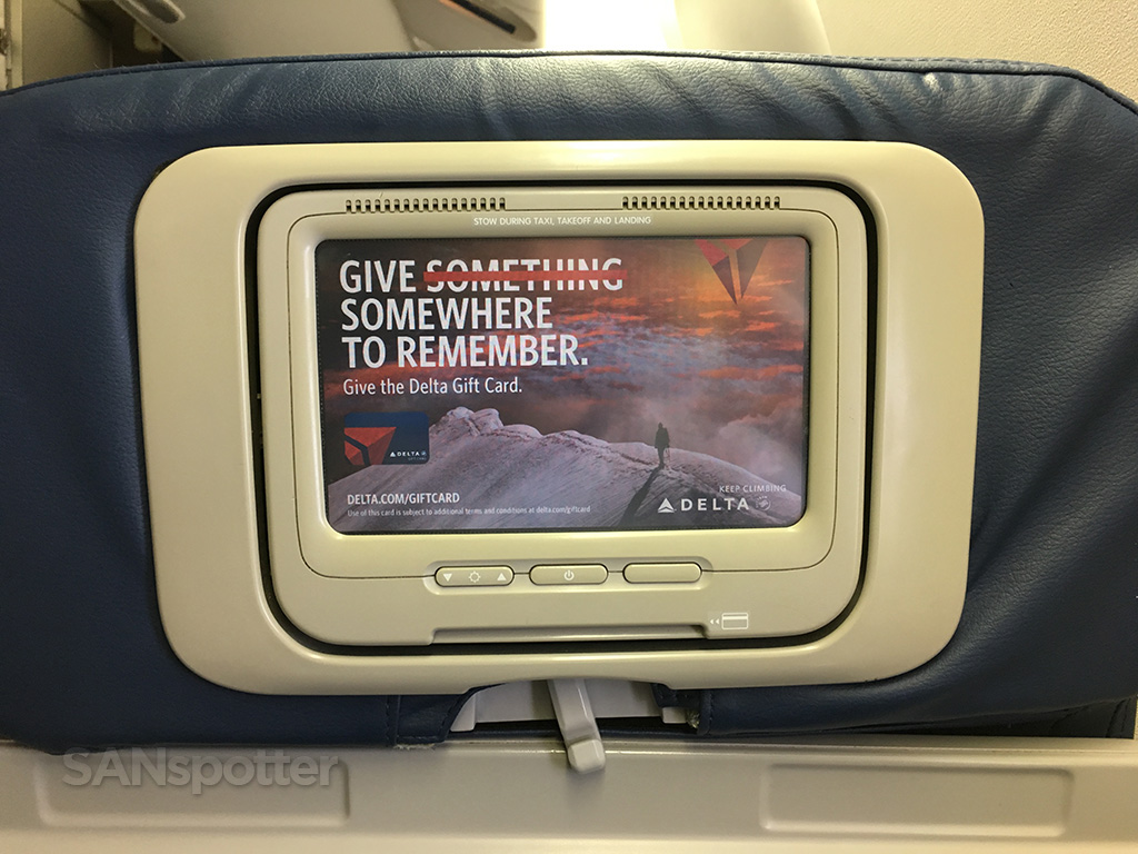 delta 767-400 video screen