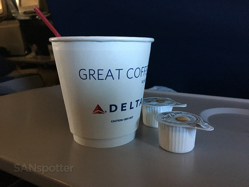 delta air lines coffee cup