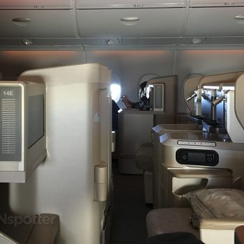 Asiana A380-800 business class Los Angeles to Seoul