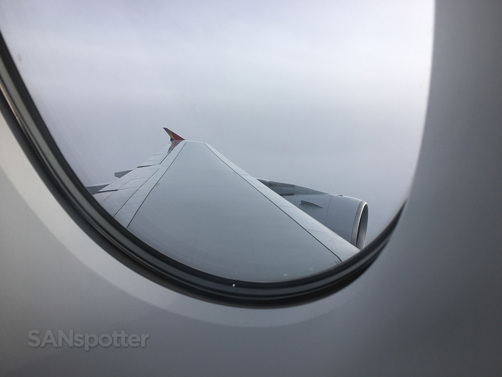 Asiana A380 wing
