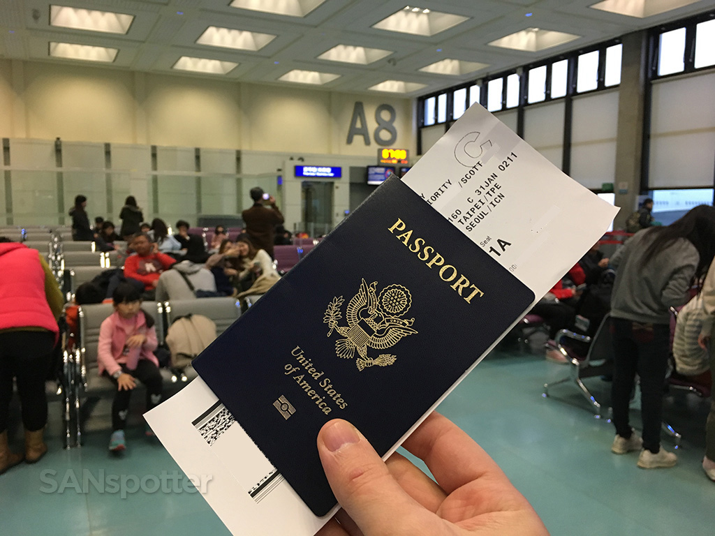 US passport Taipei airport