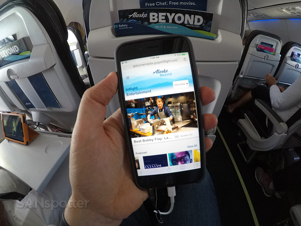 alaska airlines streaming entertainment