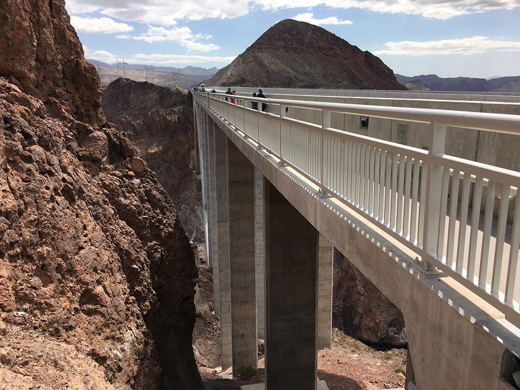 I93 bridge hoover dam pedestrian walkway