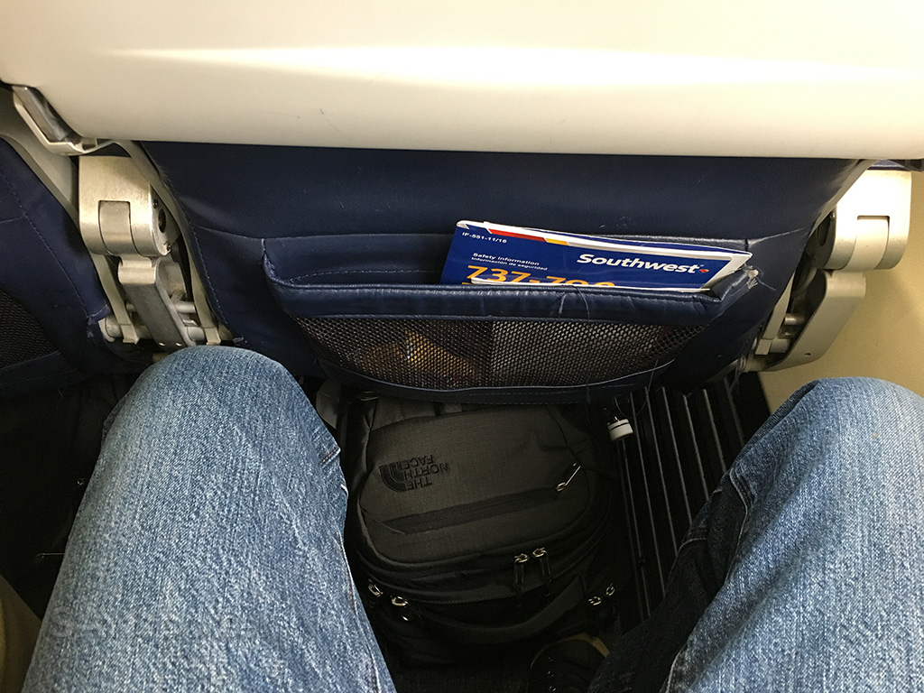 Southwest Airlines 737-700 leg room