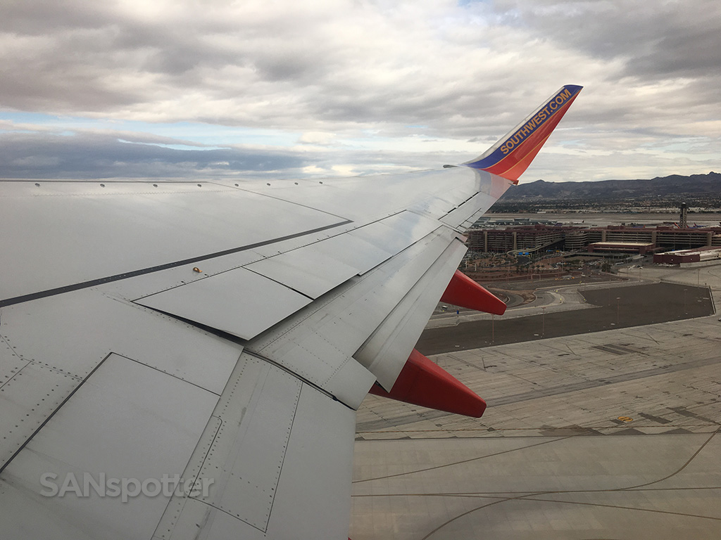 departing LAS southwest 737-700
