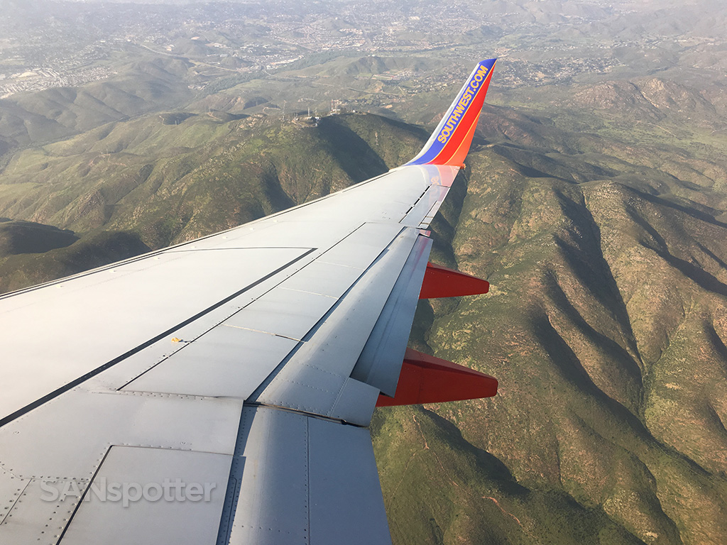 san diego approach southwest 737-700