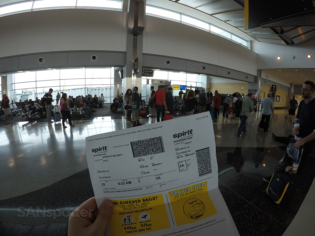 spirit airlines boarding pass