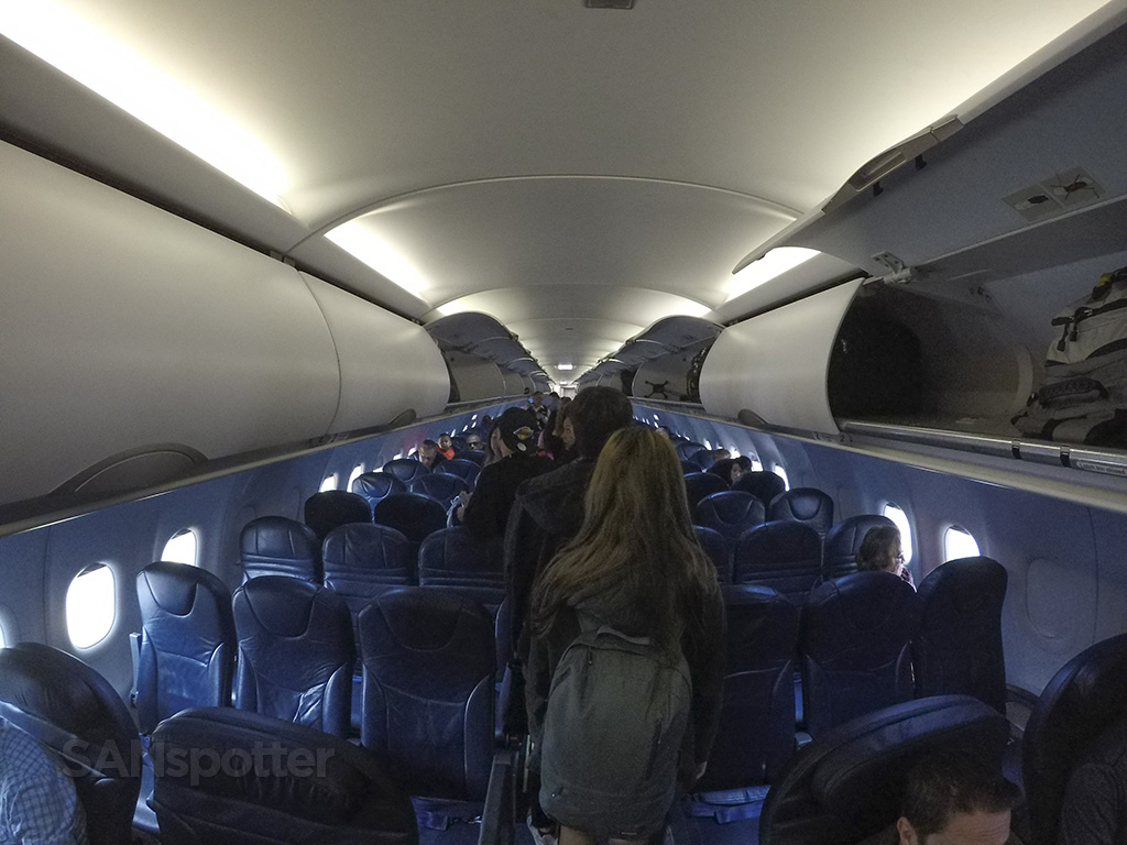 Spirit Airlines A320 interior