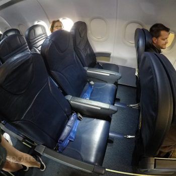 Spirit Airlines A320 main cabin San Diego to Las Vegas