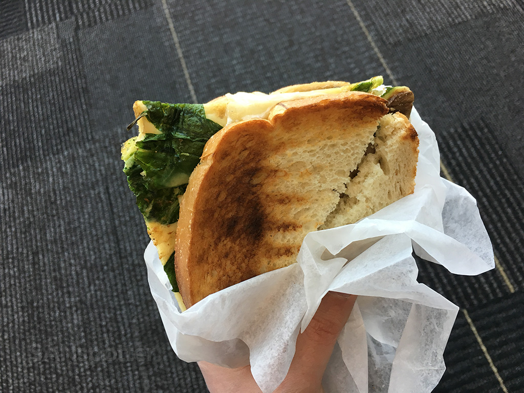 camden food co breakfast sandwich SAN terminal 2 west