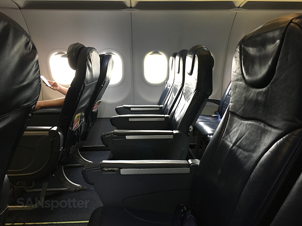 Spirit Airlines A320 seats. 