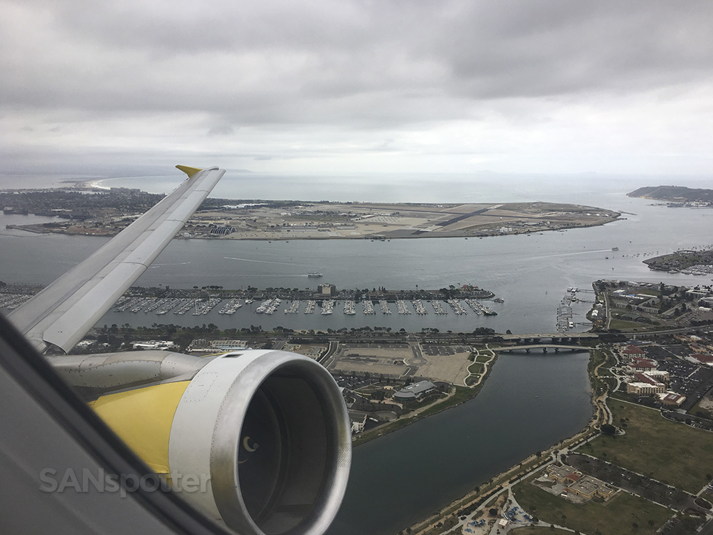 SAN departure spirit a320