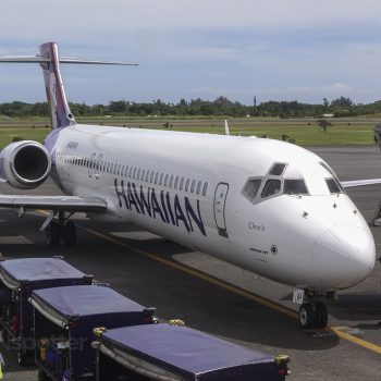 Hawaiian Airlines 717-200 economy class Hilo to Honolulu