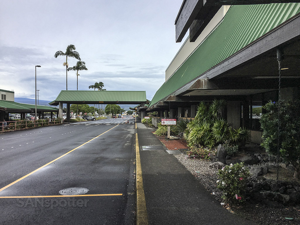Curbside at Hilo international airport