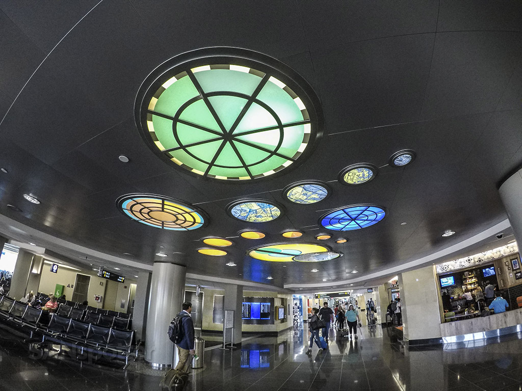 SAN terminal 2 east ceiling