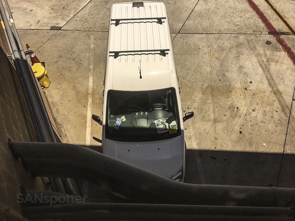 SAN airport vehicles