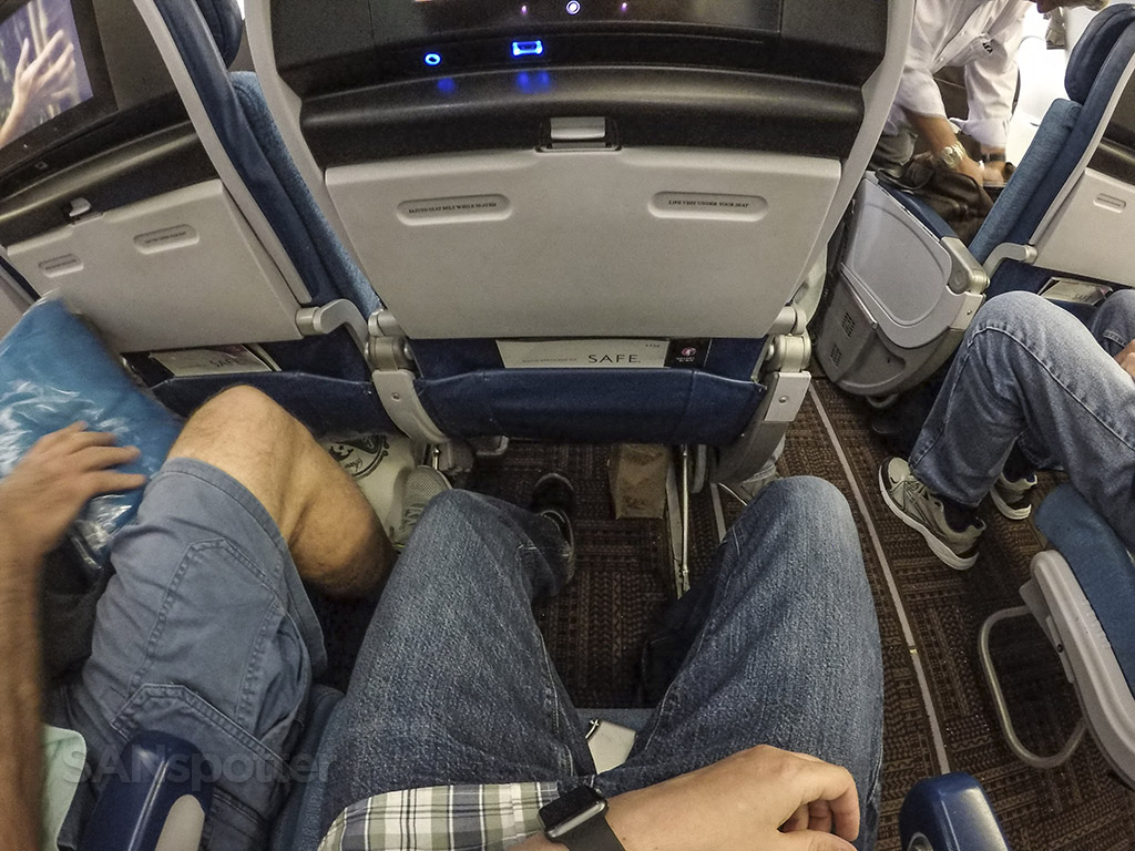 Hawaiian Airlines a330 extra comfort seat pitch
