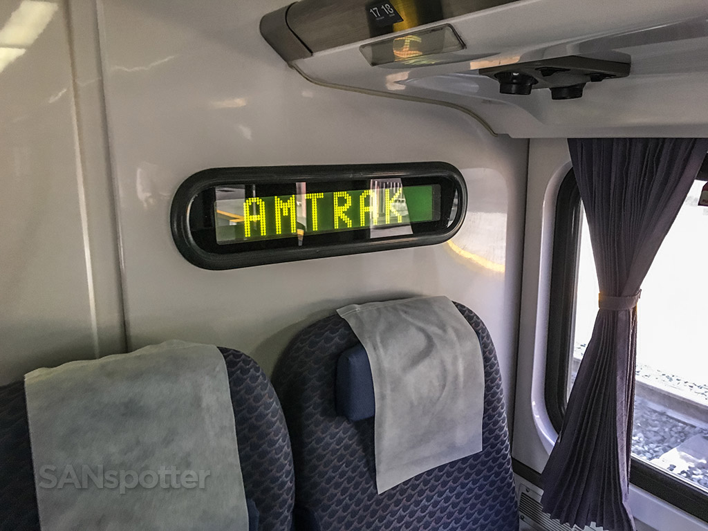  Amtrak at Pacific surfliner in car display 