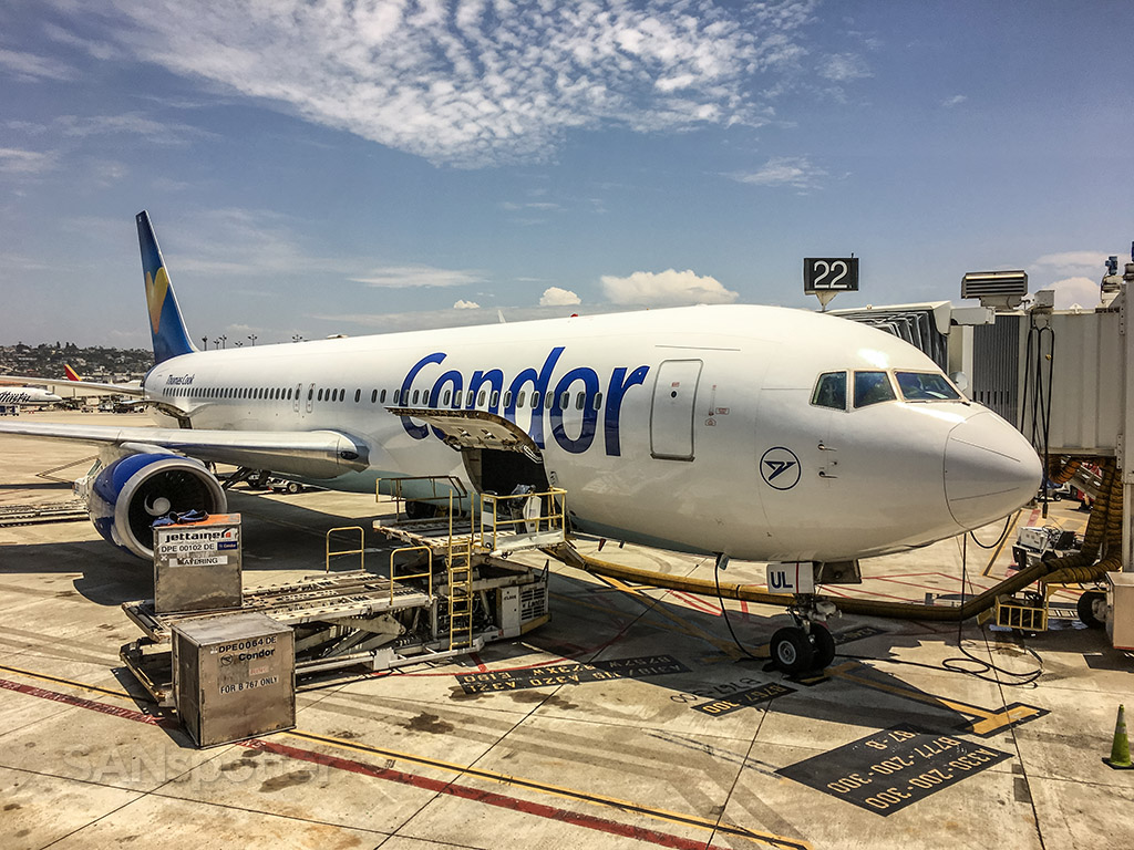 Condor 767-300 business class San Diego to Frankfurt – SANspotter