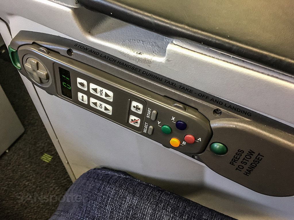 tap portugal a330 business class entertainment remote