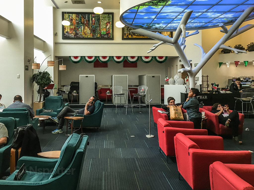 Interior of the grand lounge elite Mexico City airport
