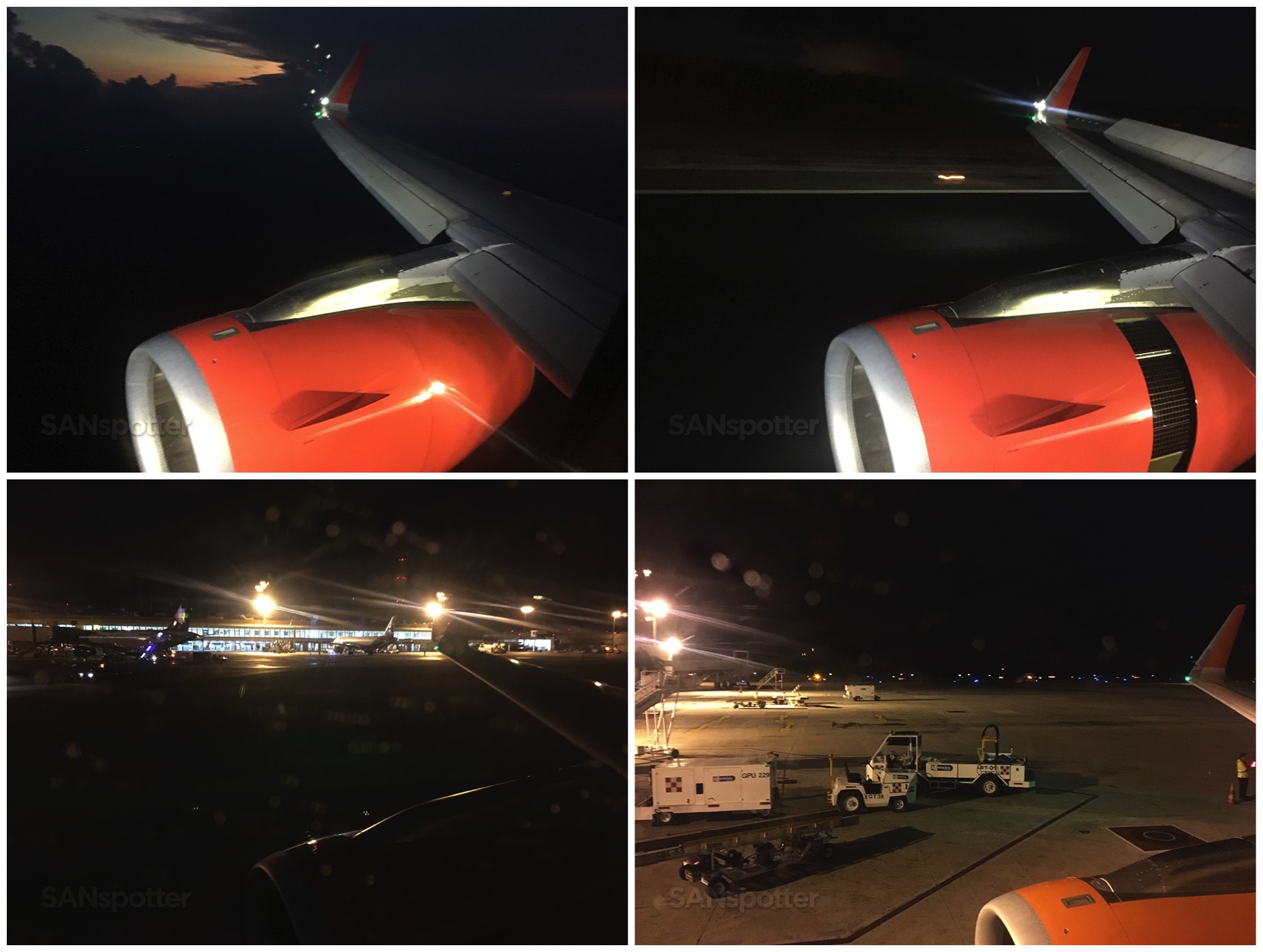 Landing Cancun airport