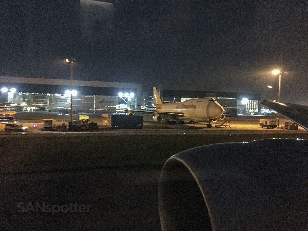 Cargo 747 Hong Kong international airport
