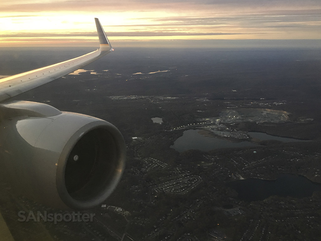 Approach into the New York City area