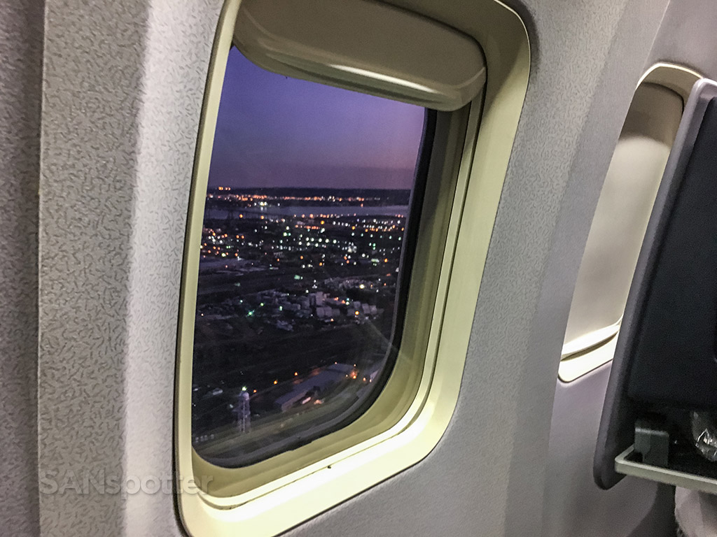 Landing at Newark liberty airport