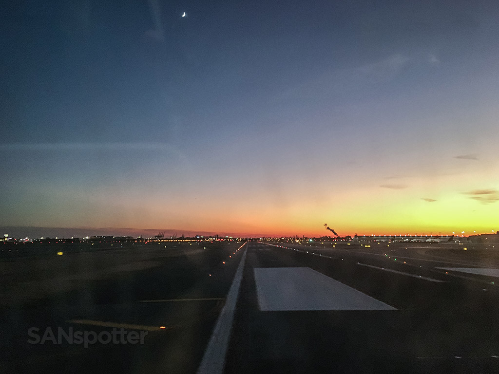 Sunset over EWR