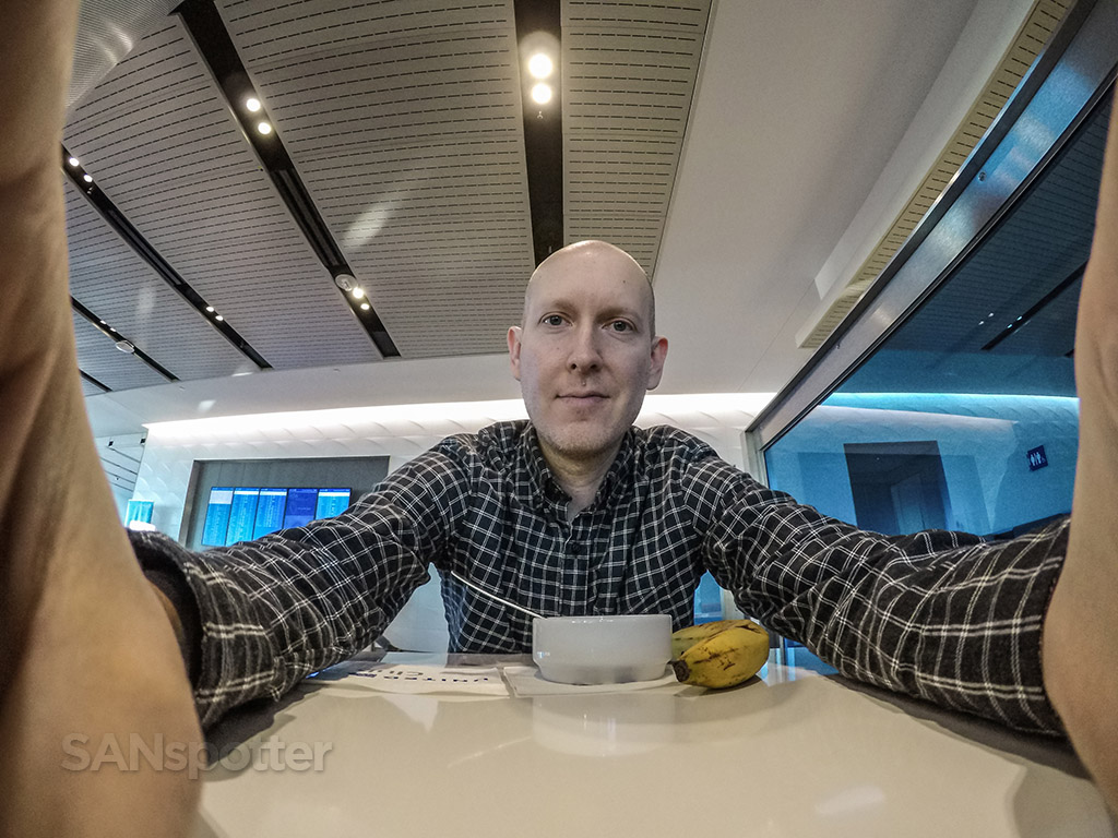 SANspotter selfie LAX United club