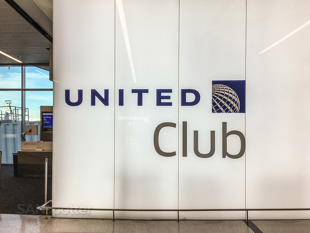United club entrance LAX